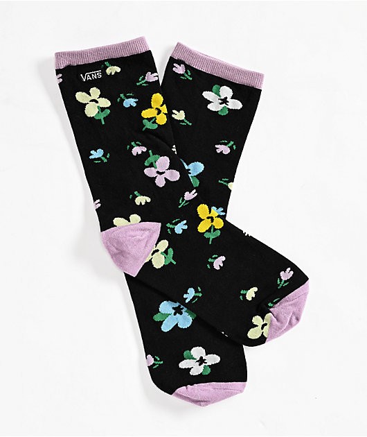 Vans Ticker Floral Crew Socks | Zumiez
