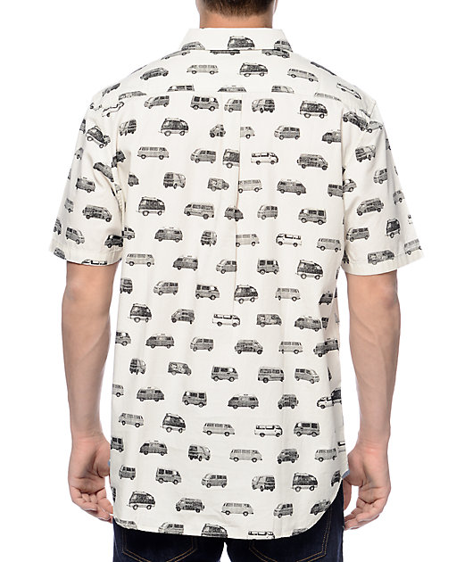 Vans Tilton White Button Up Shirt Zumiez