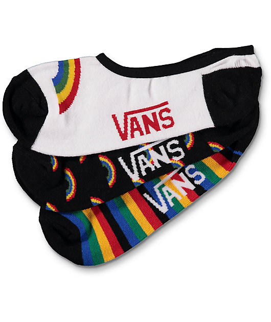 vans rainbow socks