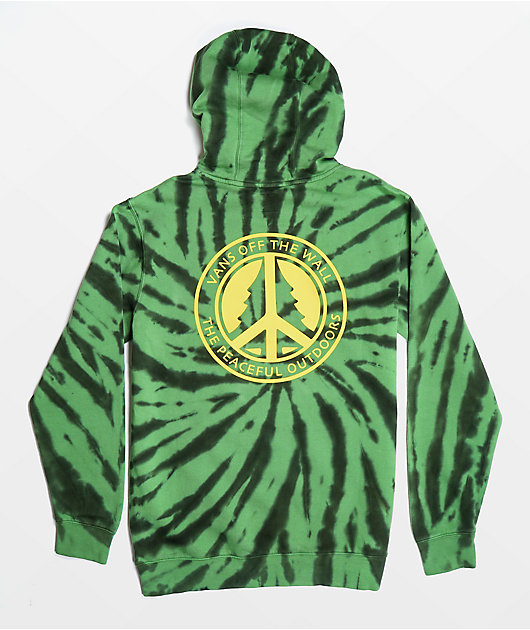 Green and yellow vans hoodie hotsell