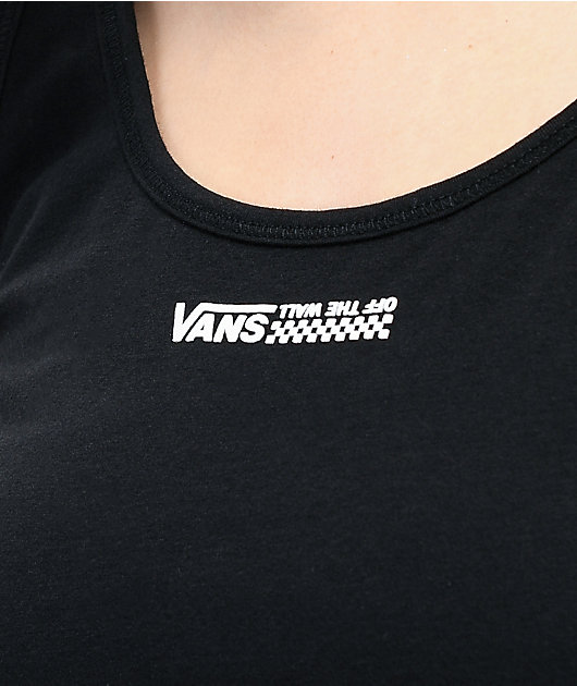 vans black tank top