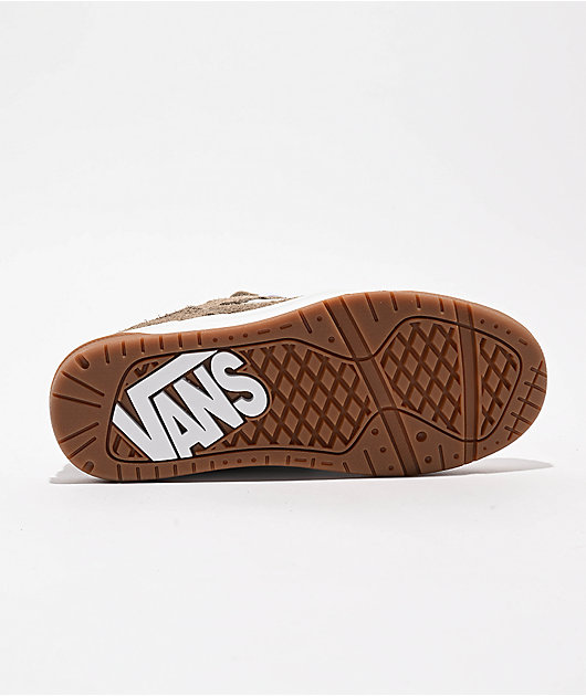 Vans Upland Tri-Tone Walnut Brown Skate Shoes