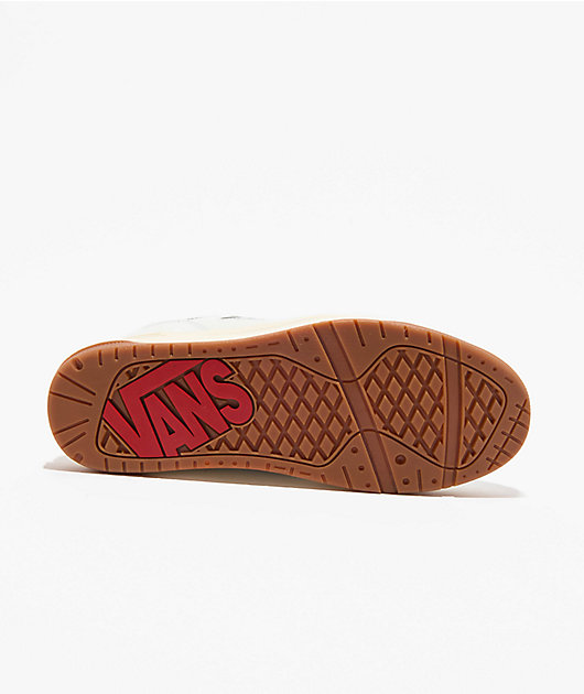 Vans Upland White & Black Skate Shoes