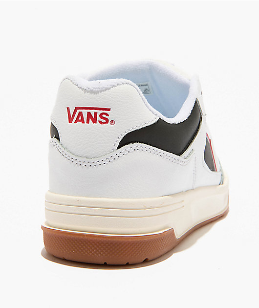 Vans Upland White & Black Skate Shoes