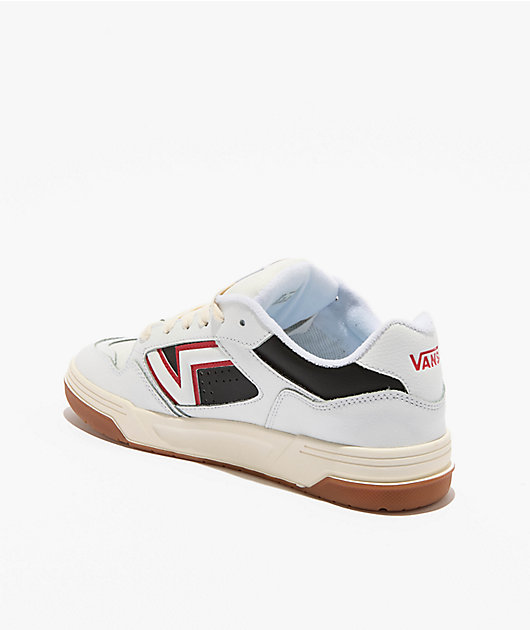 Vans Upland White & Black Skate Shoes