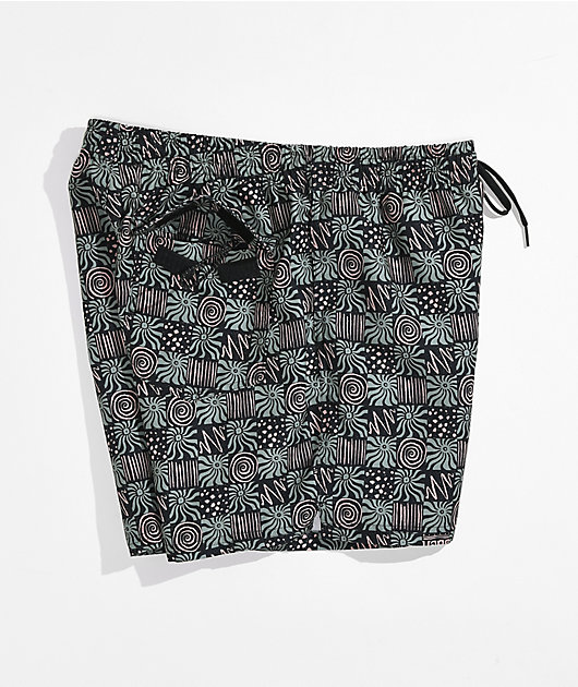 Vans Vibe Check shorts de playa negros