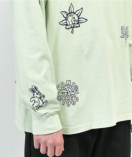 Nike X Cactus Plant Flea Market Long Sleeve Polo Shirt Mint 