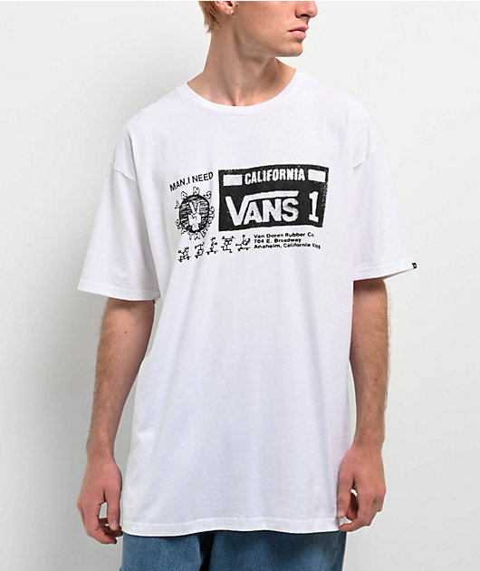 VANS / バンズ FEEL GOOD HITS MILK CRATE T-SHIRT WHITE VANS / バンズ FEEL GOOD HITS MILK CRATE T-SHIRT WHITE
