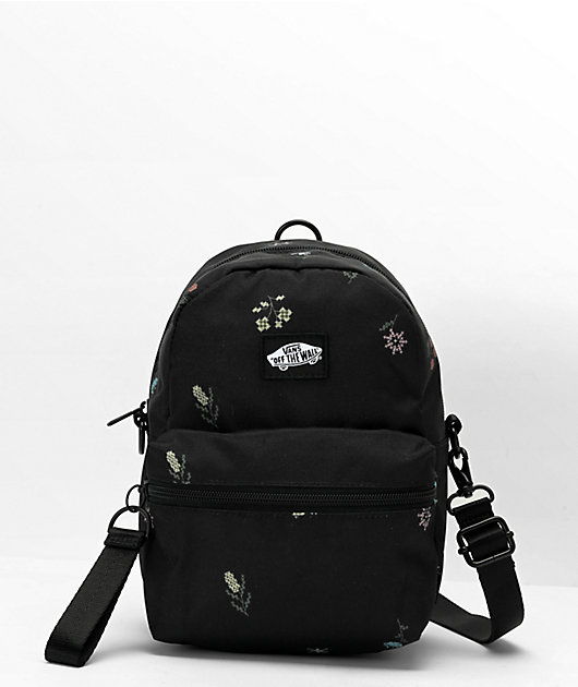 Vans Waverly Black Rose Smoke Backpack