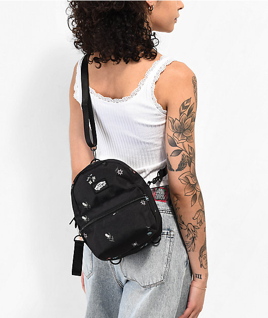 Vans mini best sale backpack black