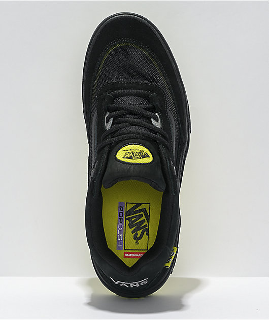 Wayvee zapatos skate negros y sulfuro