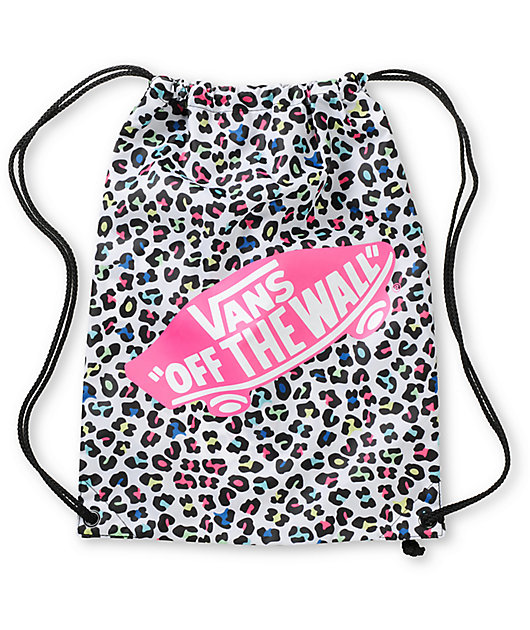 vans off the wall drawstring bag