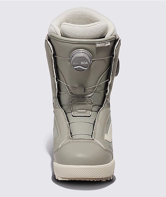 Vans Women's Encore Pro Khaki & White Snowboard Boots | Zumiez