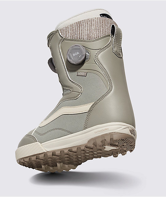 Vans Women's Encore Pro Khaki & White Snowboard Boots | Zumiez