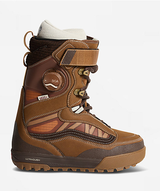 Vans Women's Luna Pro Glazed Ginger Brown & Gum Brown Snowboard Boots 2026