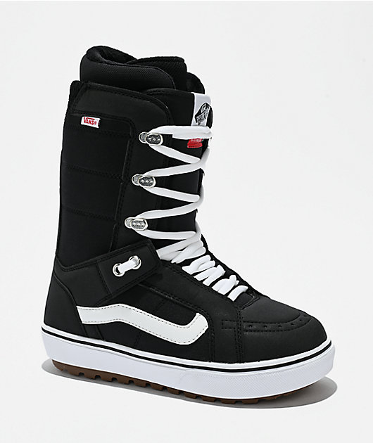 Vans Womens Hi-Standard OG Black & White Snowboard Boots 2026 | Zumiez