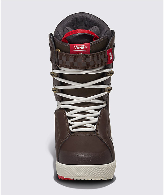 Vans Womens Perkins Hi-Standard Pro Marshmallow & Demitasse Snowboard Boots