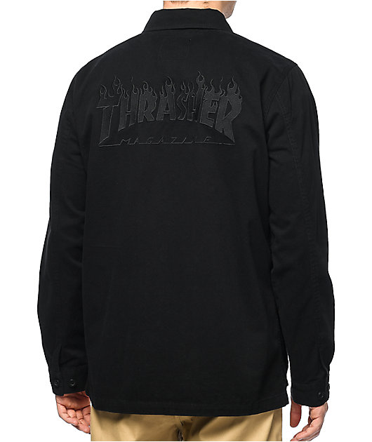 vans x thrasher long sleeve