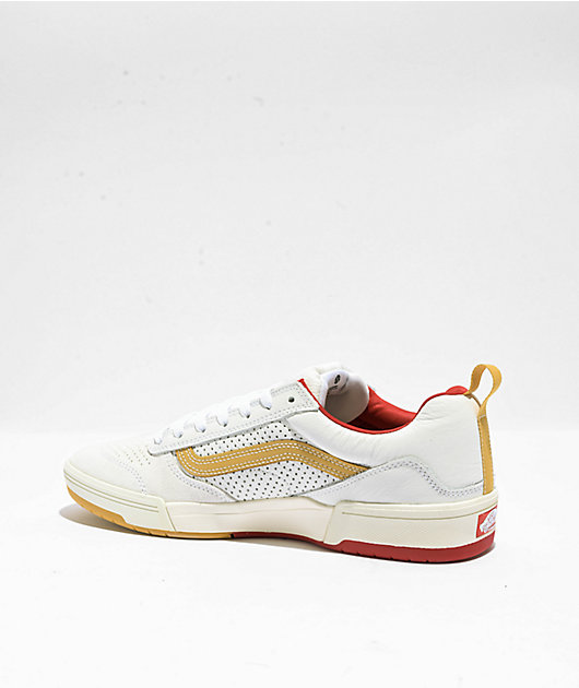 Vans Zahba Vintage Sport White Gold Skate Shoes