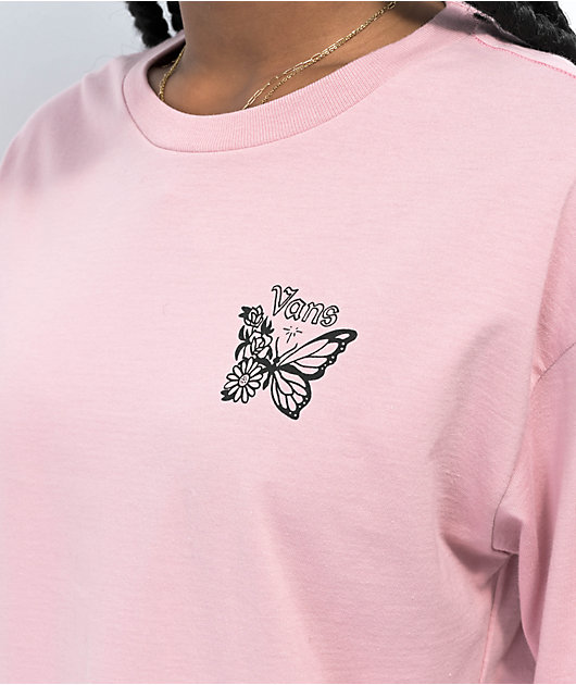 Vans Zattoo Pink Long Sleeve T-Shirt | Zumiez