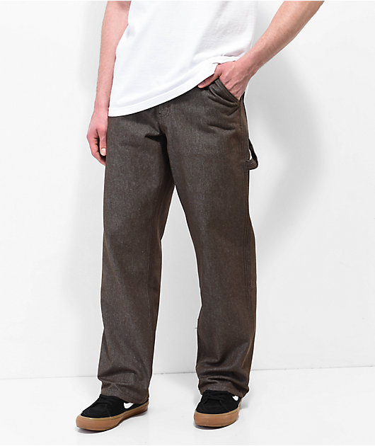 Vans Zion Brown Denim Carpenter Pant | Zumiez