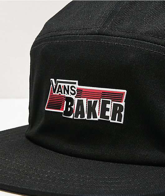 boiler Agressief spuiten Vans x Baker Camper Black 5 Panel Strapback Hat