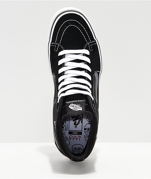 Vans x Cult Sk8-Hi Pro Black, Grey & White Skate Shoes