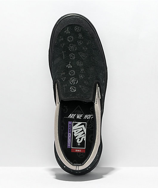 Vans x Cult Slip-on BMX Black & Grey Shoes