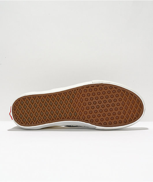 Vans x Daniel Johnston Skate Slip-On White & Grey Skate Shoes | Zumiez
