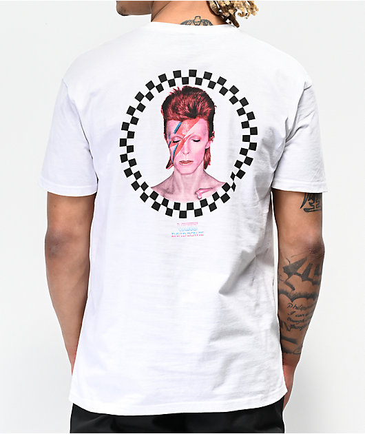 Vans David Bowie Aladdin Sane White T-Shirt