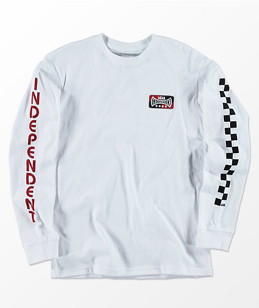 Independent Boys White Long Sleeve 