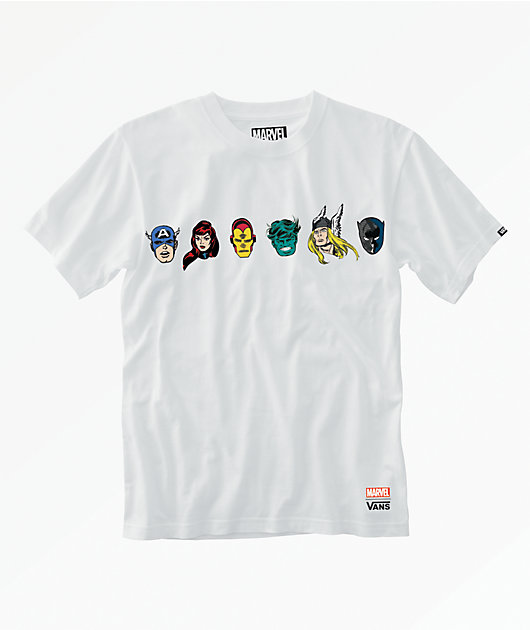Vans x Marvel Boys White T-Shirt 