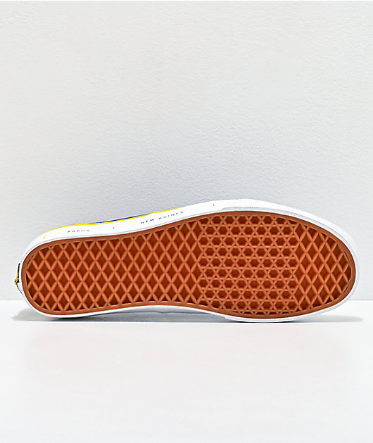 Vans x National Geographic Authentic Ocean & True White Skate Shoes