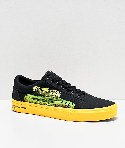 Vans x National Geographic Old Skool Black  Yellow Skate Shoes