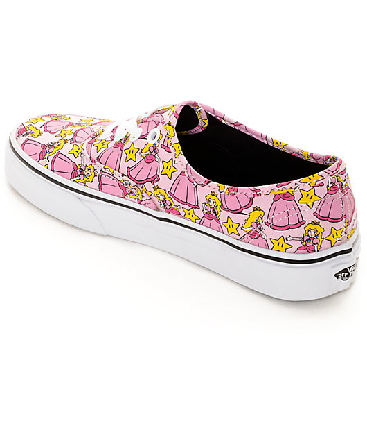 vans princess peach shoes