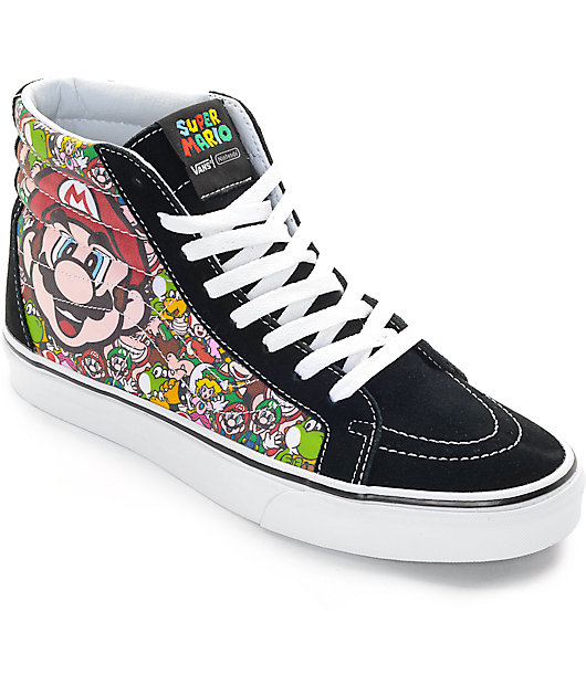 Dale un toque de estilo Super Mario Bros a cualquier combinación con los  exclusivos zapatos de skate Vans x Nintendo Sk8-Hi Mario \u0026 Luigi. Este  clásico modelo de caña alta invaden las