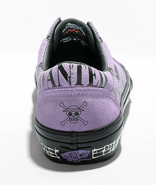 Vans off the wall shoes purple sale