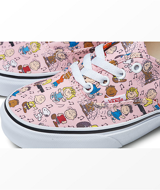 vans womens peanuts authentic trainers 