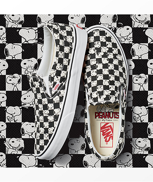 Vans x Peanuts Slip-On Snoopy Checkered 