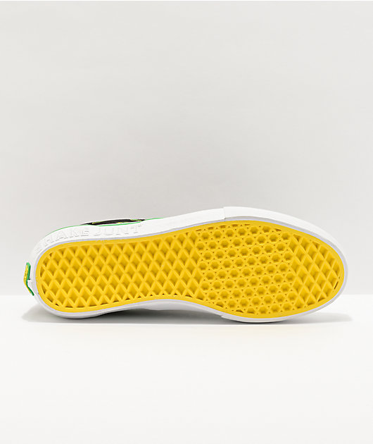Vans x Shake Junt Era Pro Black, Green & White Skate Shoes