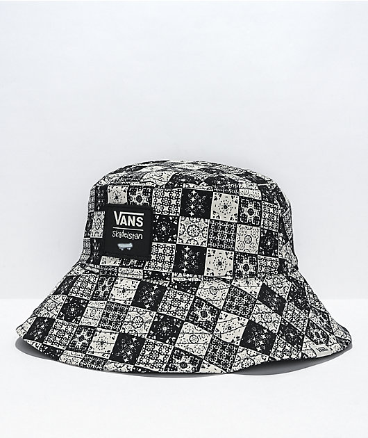 Vans x Skateistan Black & White Bucket Hat | Zumiez