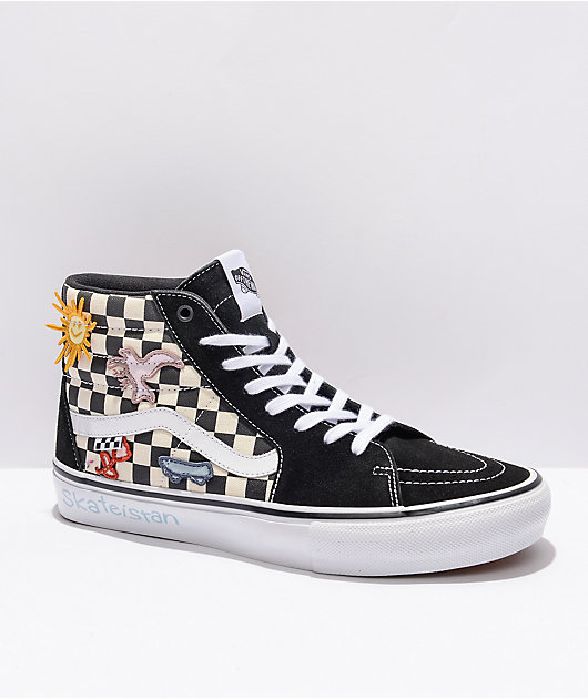 vans preto old skool platform