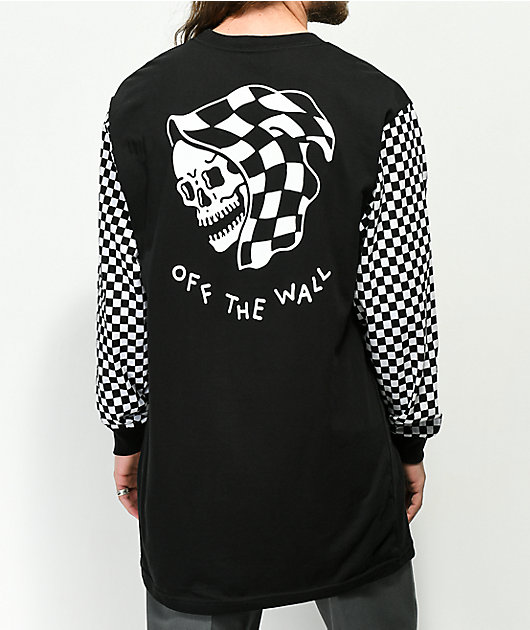 checkerboard vans shirt