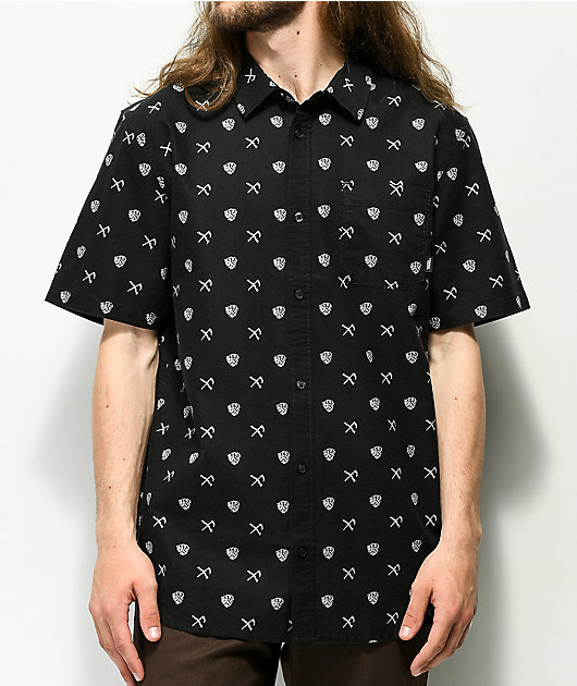 vans pineapple button down