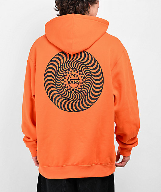 Vans x Spitfire Orange Hoodie Zumiez