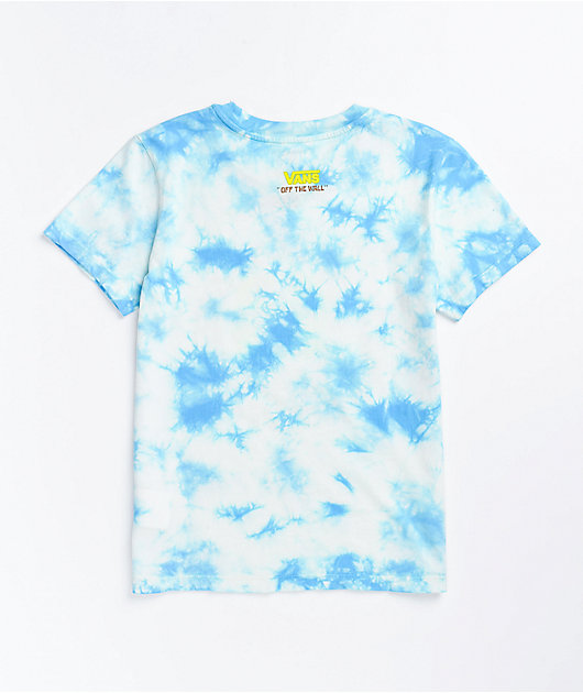 Vans x SponeBob SquarePants Jump Out Blue Tie Dye T-Shirt