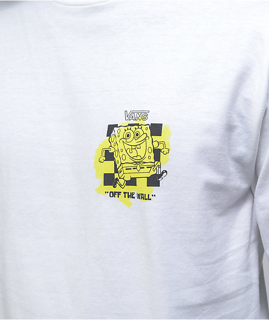 Vans x SpongeBob SquarePants Airbrush White Long Sleeve T-Shirt