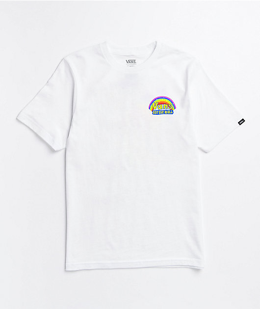 Vans x SpongeBob SquarePants Imaginaaation camiseta blanca para niños