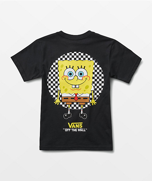 spongebob vans black