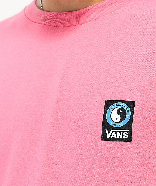 magenta checkered vans